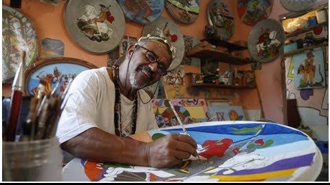 Artista plástico da Rocinha