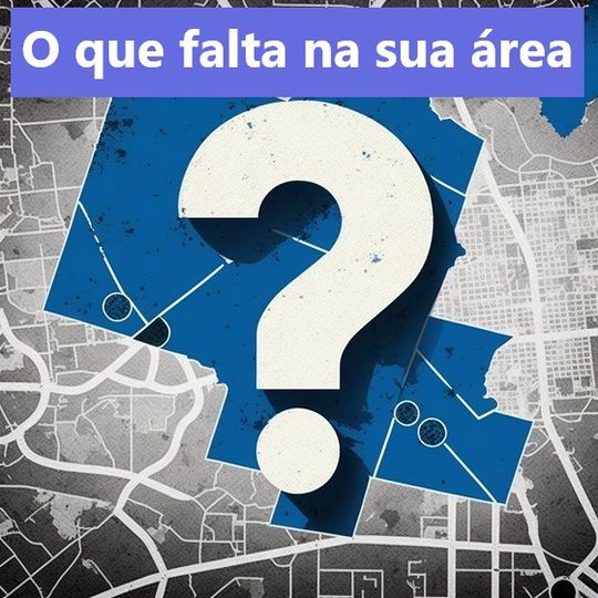 O que falta na sua área